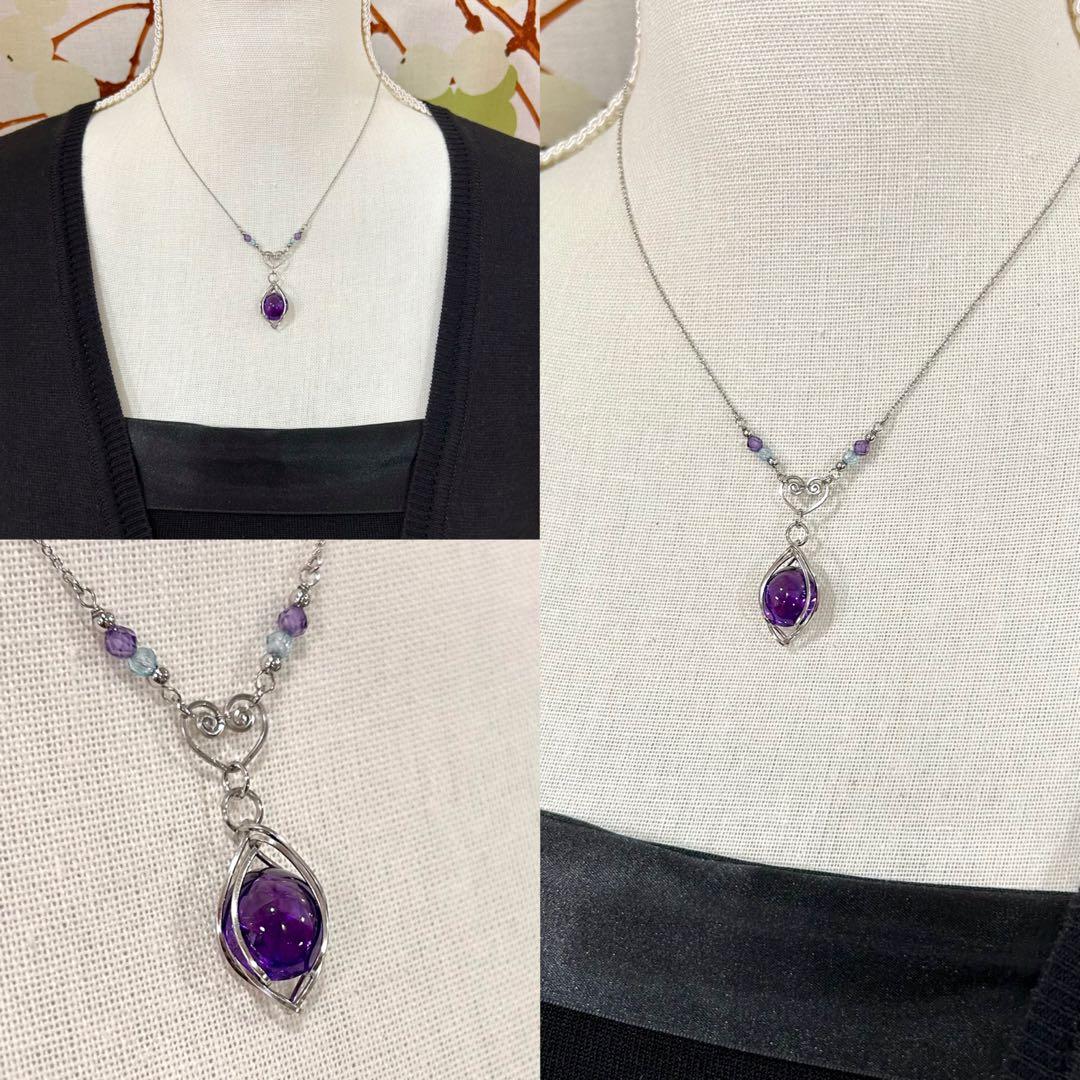 専用ページ☆天然石オレンジガーネット&レインボームーンストーン☆ワイヤーラップ