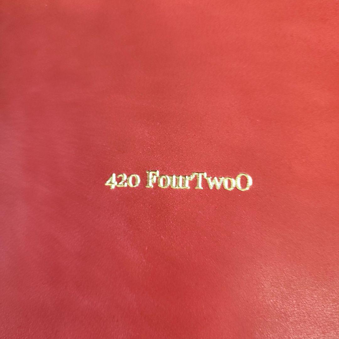 ②【新品未使用】420 FourTwoO レザートレイ レッド