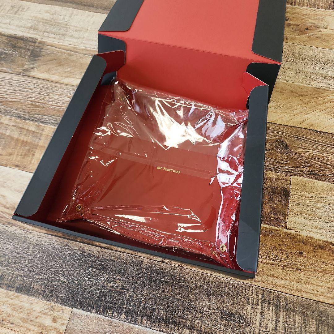 ②【新品未使用】420 FourTwoO レザートレイ レッド