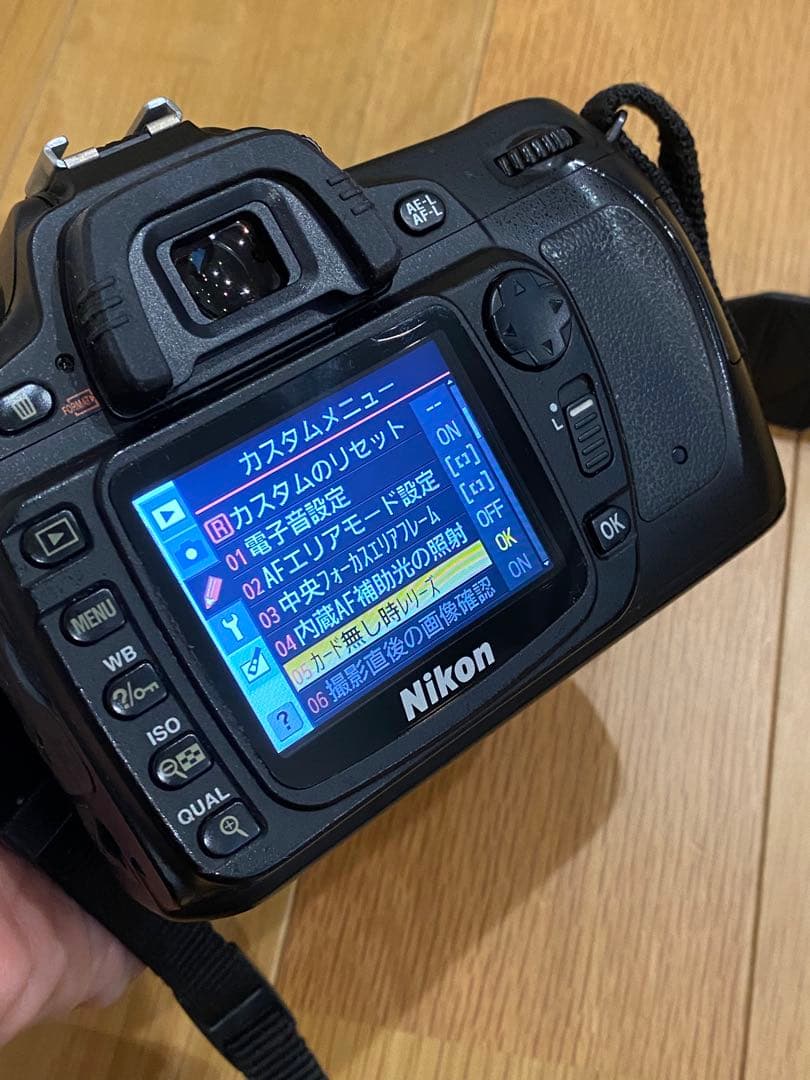 Nikon D80 CCDデジタル一眼レフAF ニッコール35-80 動作品※注