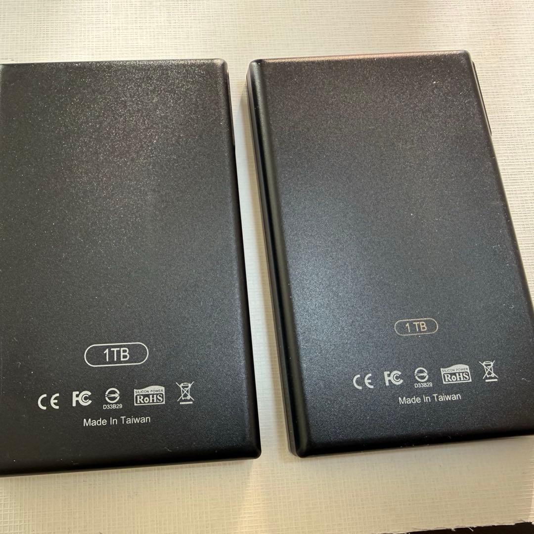 「2.5インチHDD 1TB×2＋2TB 計3台セット｜ケーブル付属｜動作良好」