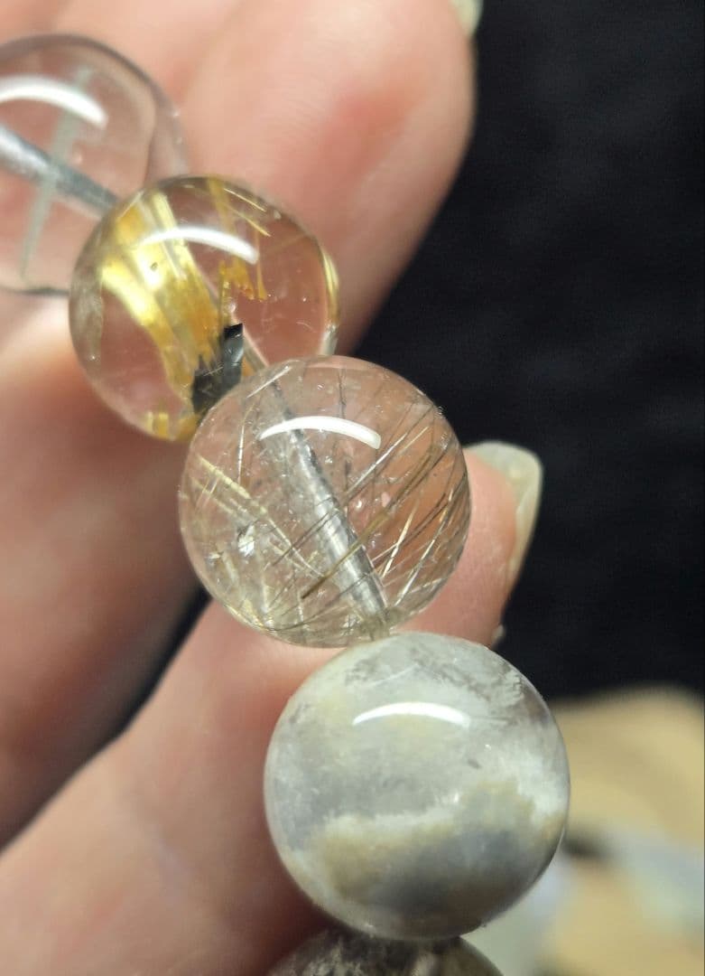 女性向け天然石デザインブレスレット