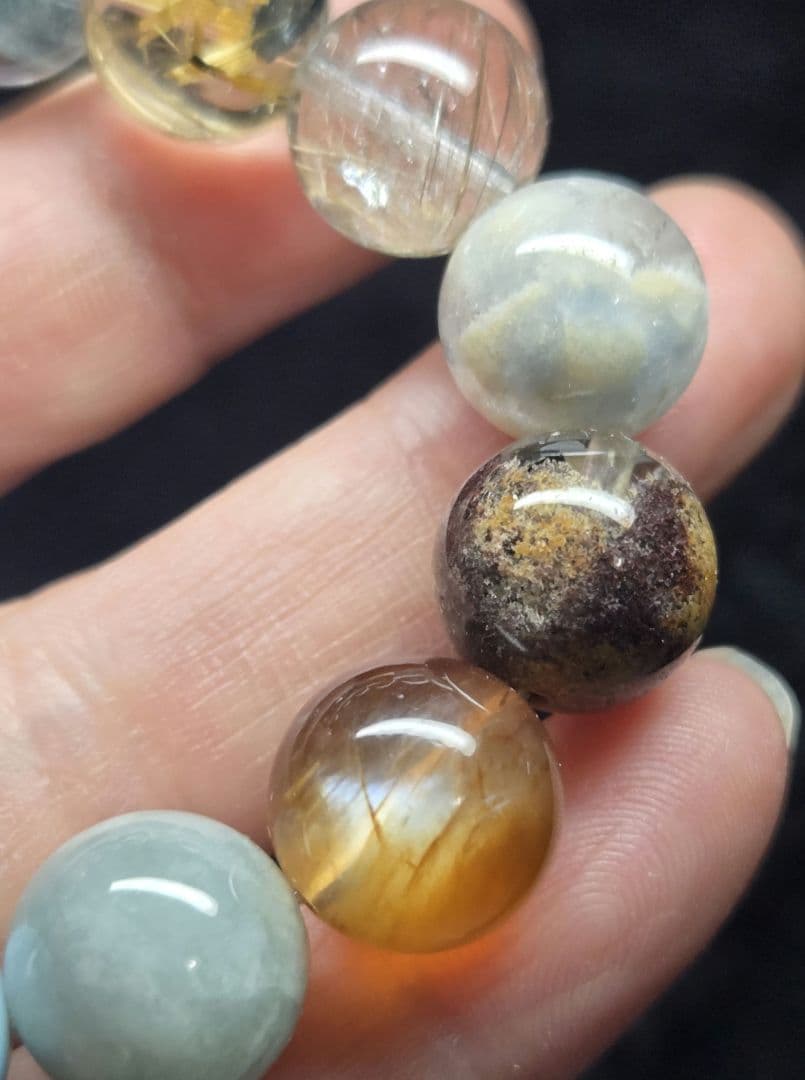 女性向け天然石デザインブレスレット