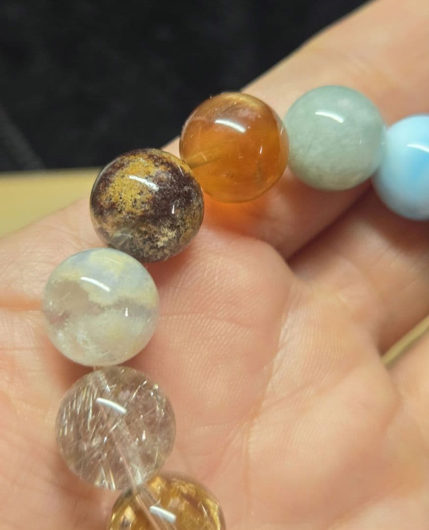 女性向け天然石デザインブレスレット