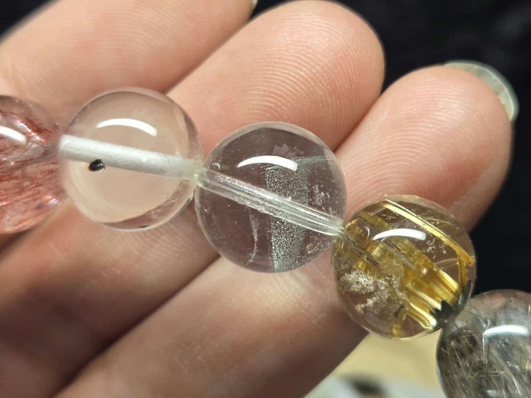 女性向け天然石デザインブレスレット