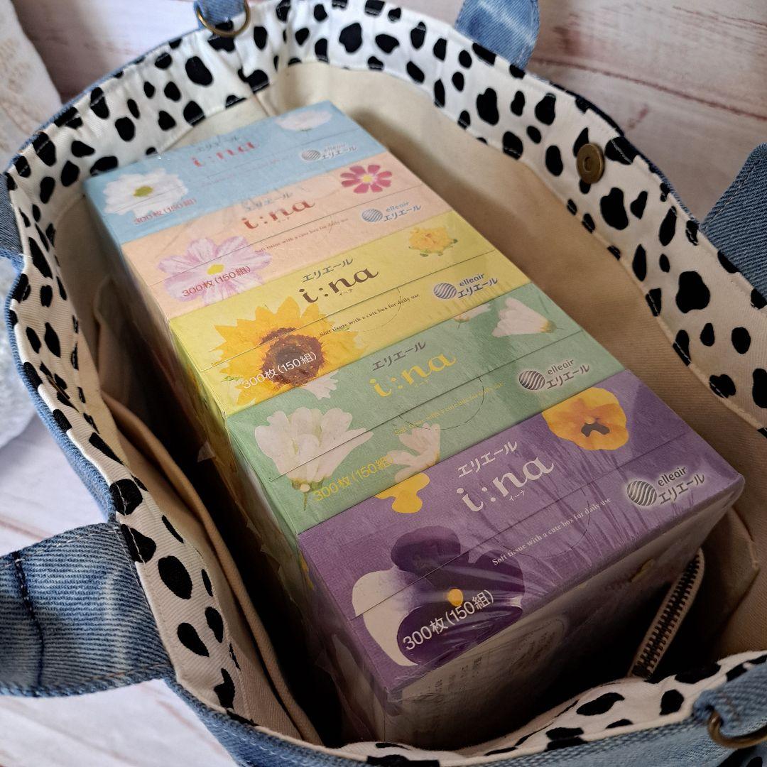 デニムリメイク大きめトートバッグ