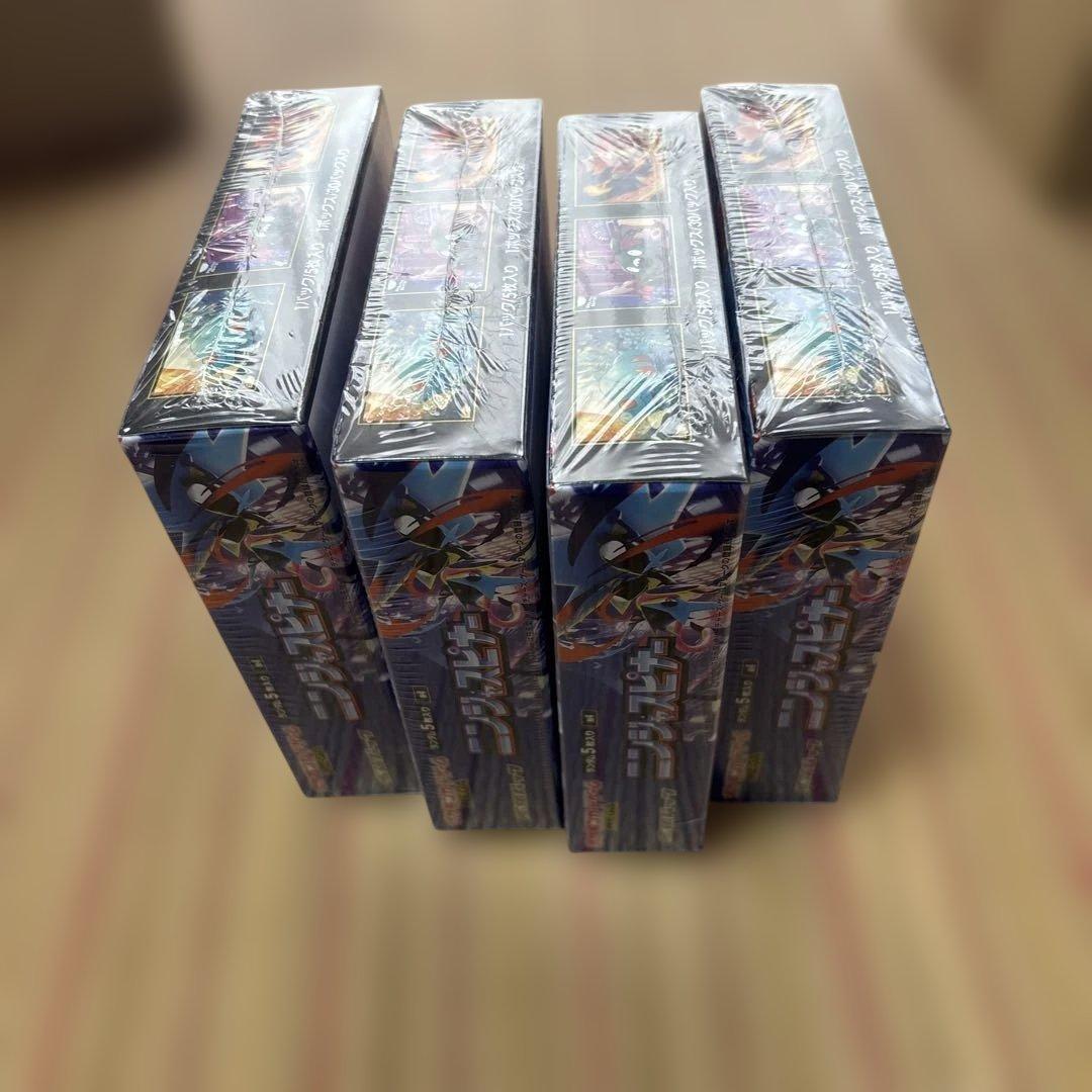 ニンジャスピナー シュリンク付き 新品未開封 4BOX ポケモンカード