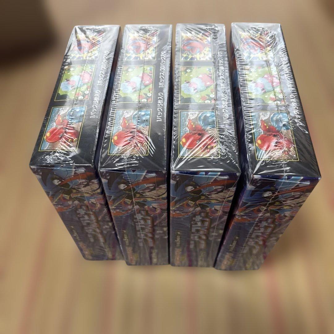 ニンジャスピナー シュリンク付き 新品未開封 4BOX ポケモンカード