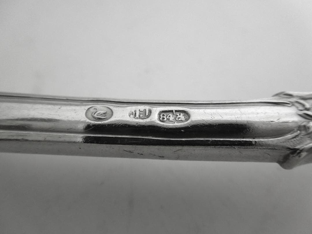 ロシア　シルバースプーン&フォーク 純銀