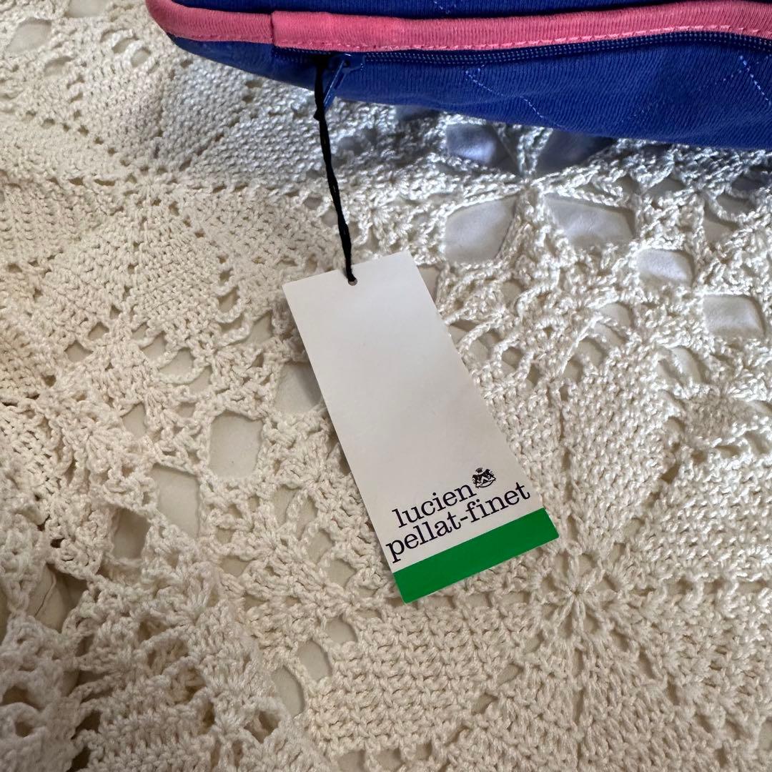 新品未使用☆ルシアンペラフィネ☆クッション☆Enjoy☆ラインストーン☆ブルー☆