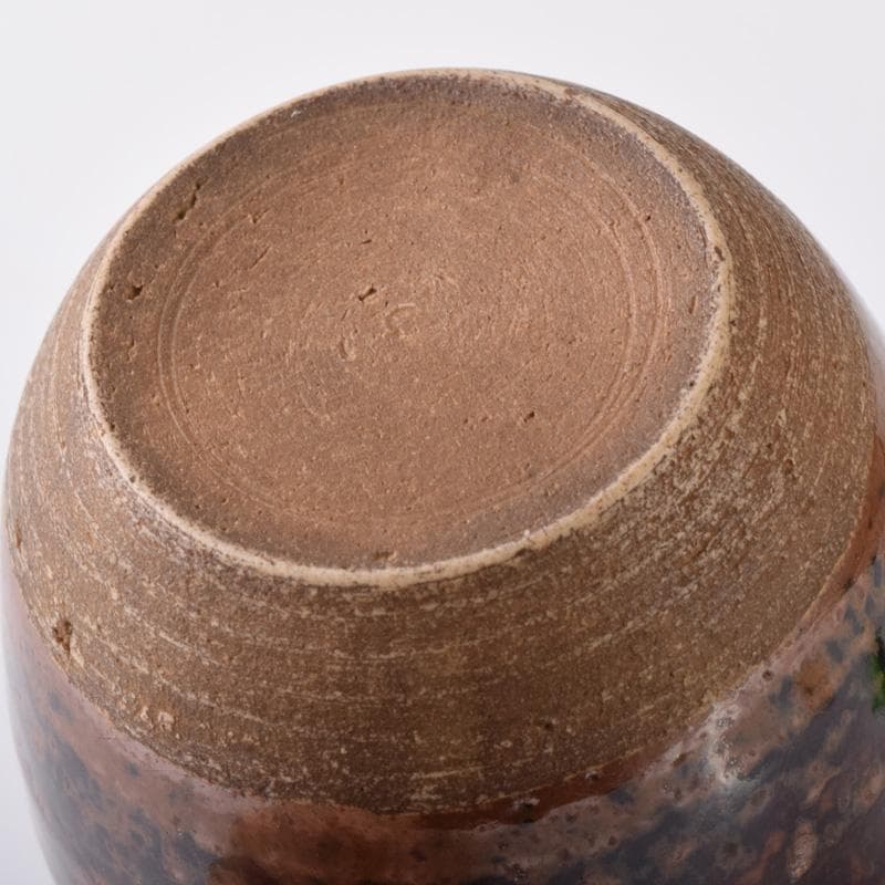 茶道具　瀬戸焼　茶入　仕覆・時代箱付　V　7590