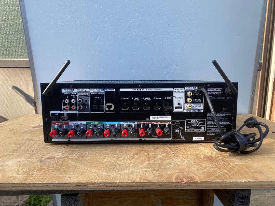 DENON AVR-X1200W AVアンプ　ジャンク品　中古品
