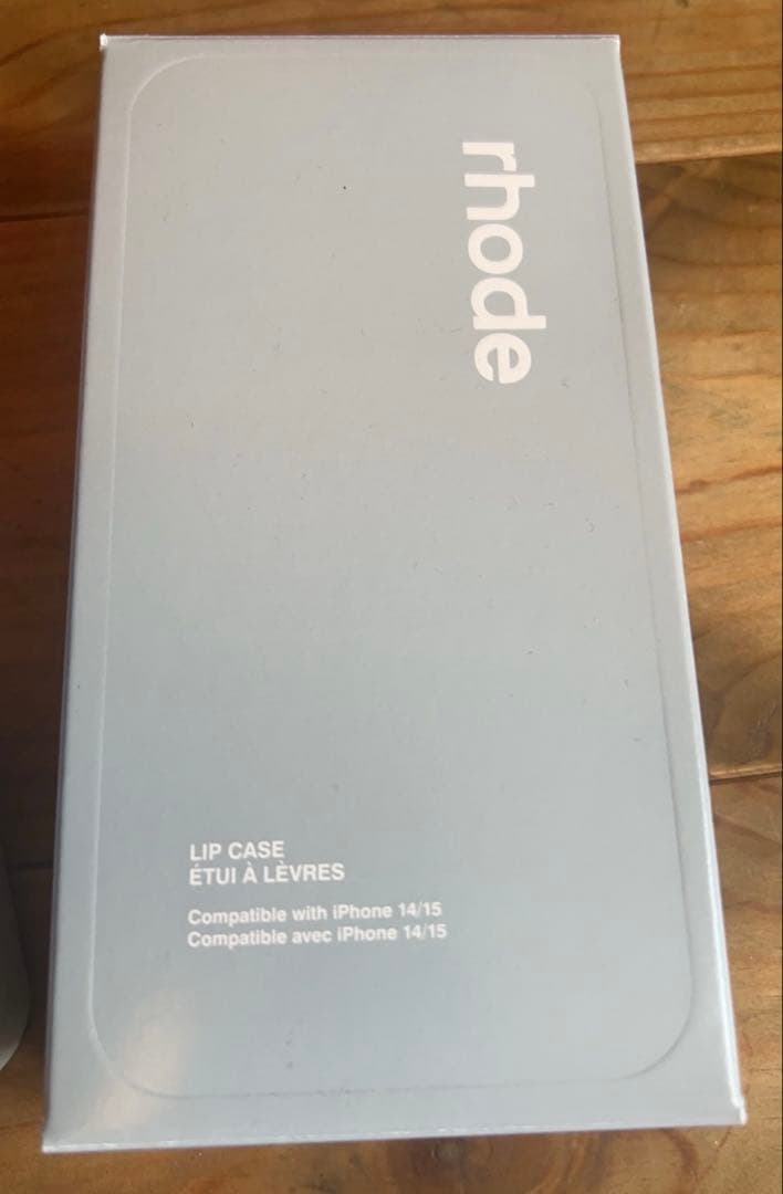 rhode ホワイト iPhone用ケース リップケースセット