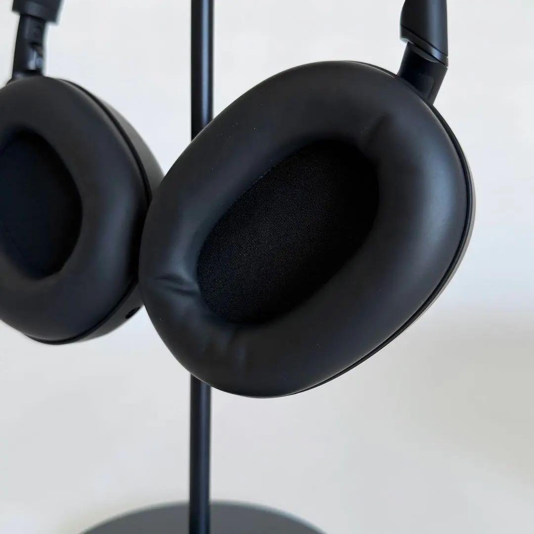 美品 SONY WH-1000XM6 ワイヤレスヘッドホン ブラック スタンド有