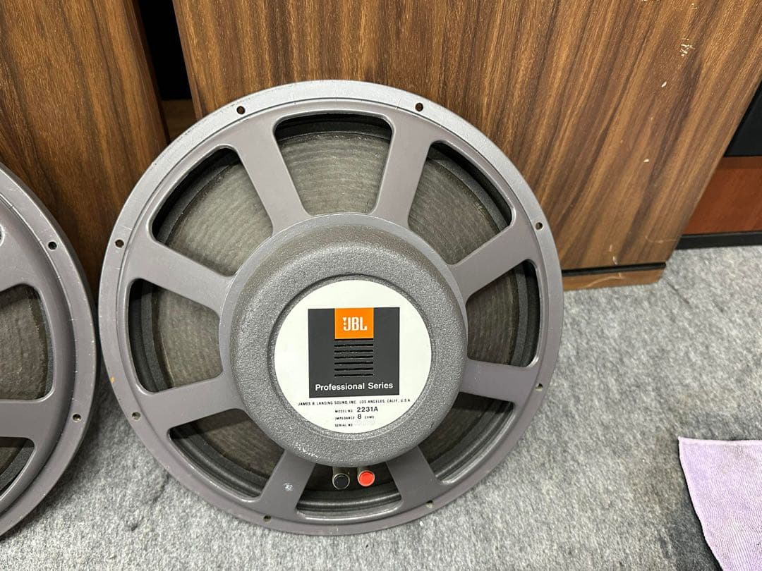 JBL 2231A アルニコユニットペア。動作品