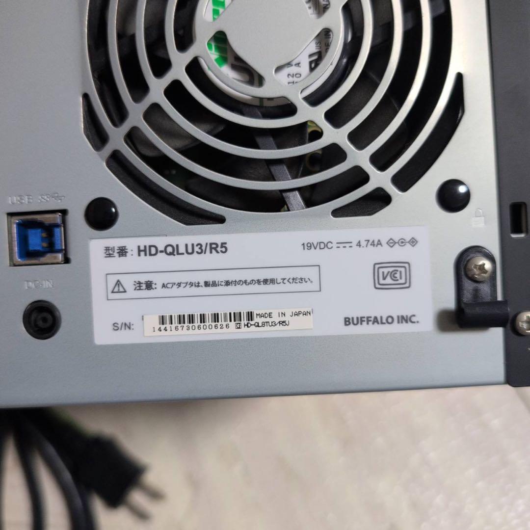 BUFFALO DriveStation HDD 8TB 訳あり