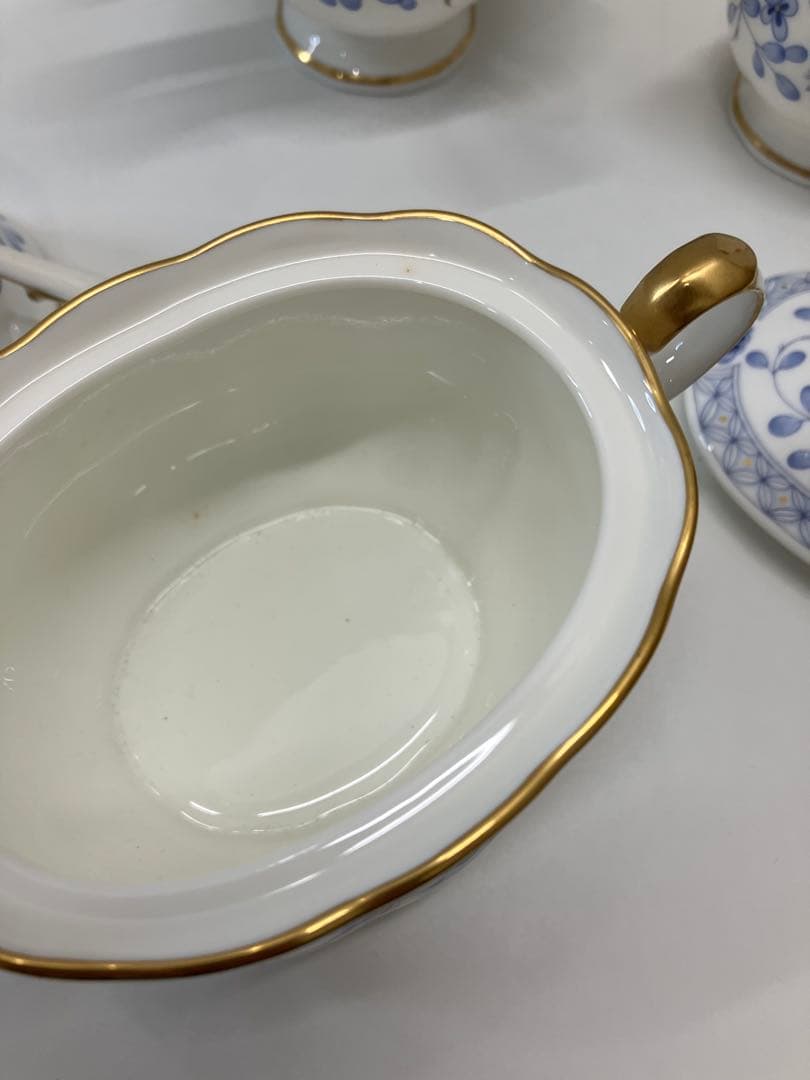 ナルミ ミラノブルー 食器まとめ カップ 平皿 保管品　【A174】