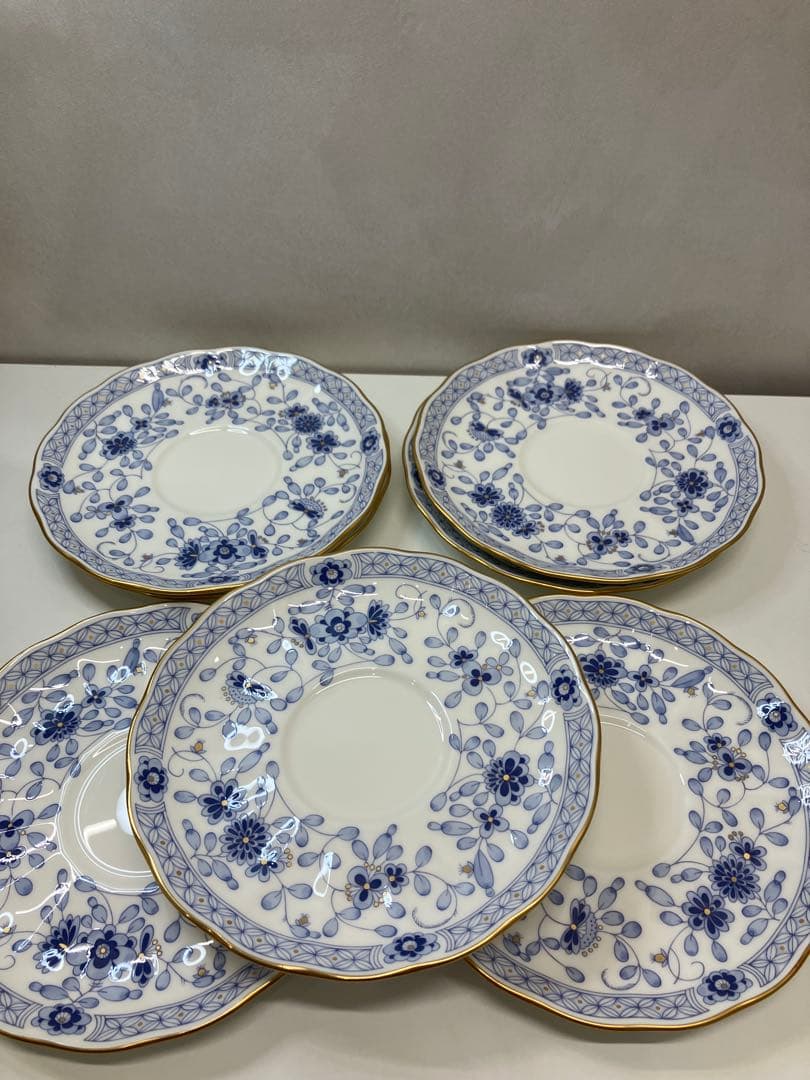 ナルミ ミラノブルー 食器まとめ カップ 平皿 保管品　【A174】