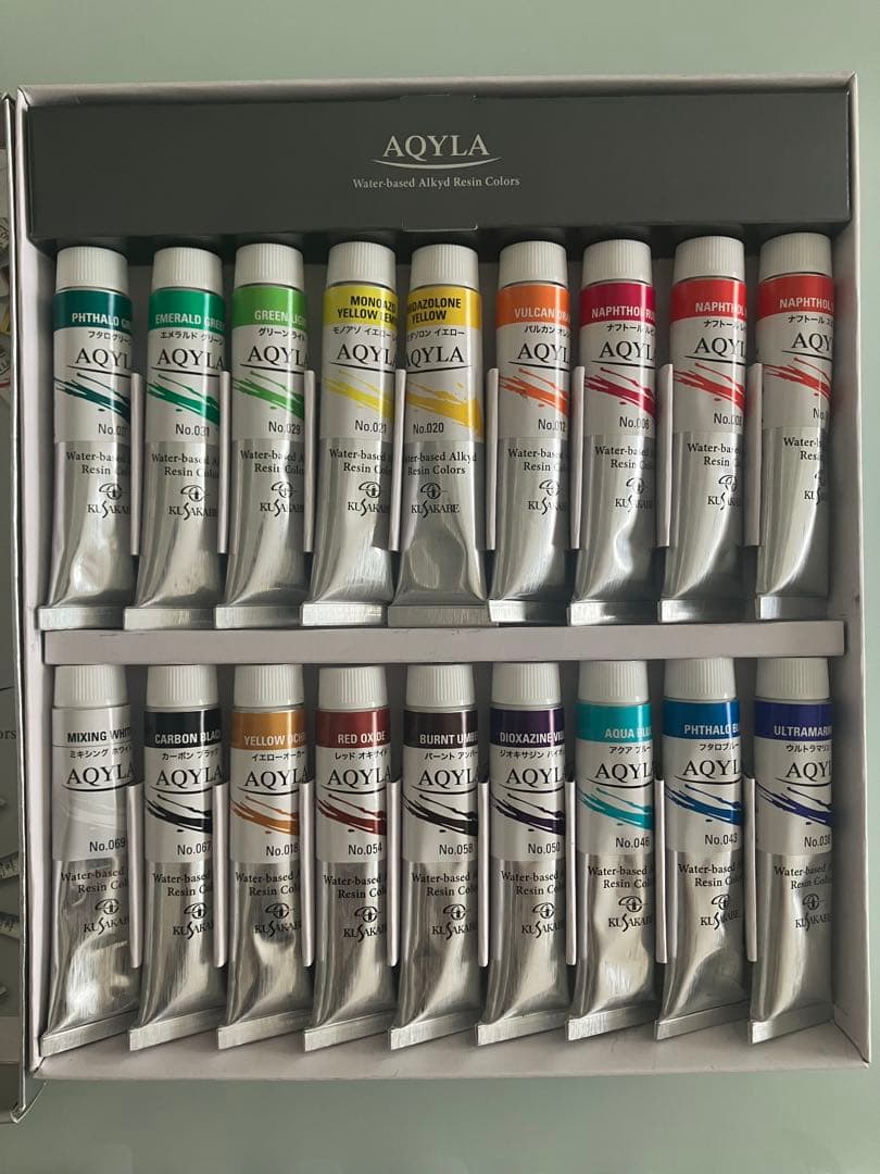 クサカベ アキーラ AQYLA 18色セット＋23色+アルキドメディウムグロス