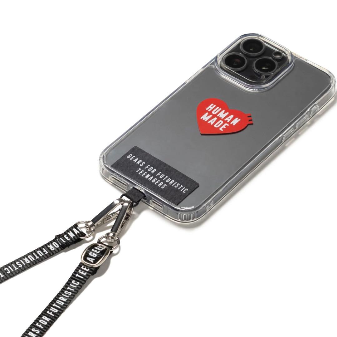 HUMAN MADE iPhone 16pro case ストラップ付き ケース