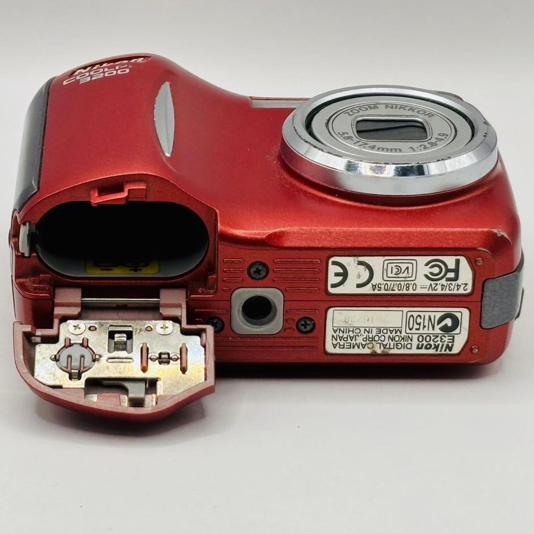動作確認済 Nikon COOLPIX 3200 ⭐︎レッドボディ⭐︎