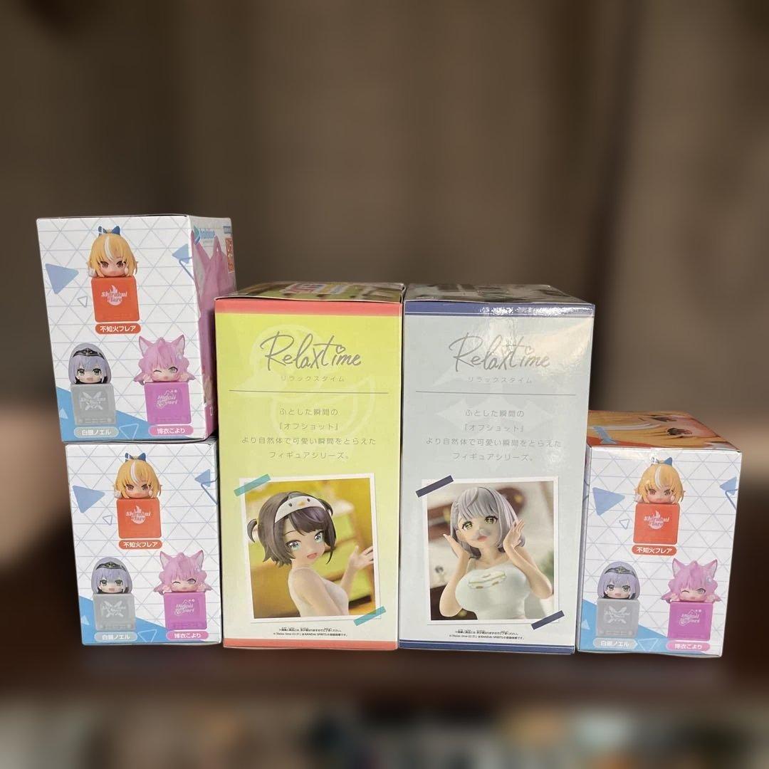 ホロライブ　Relax time ひっかけフィギュア　5種セット　まとめ売り