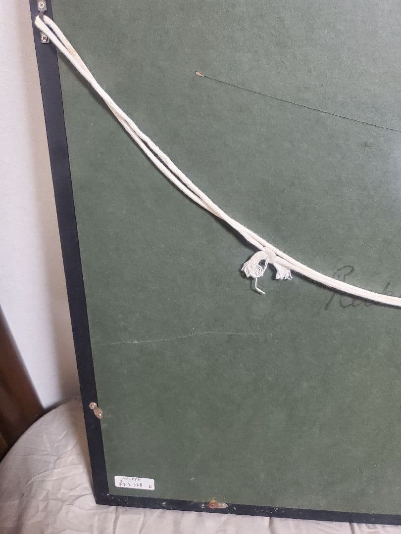 森麗子さん　額入りファブリックピクチャー