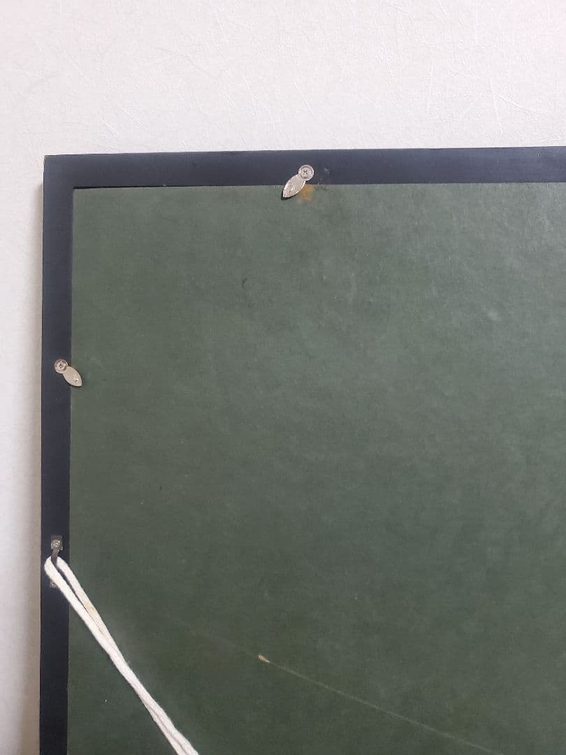 森麗子さん　額入りファブリックピクチャー