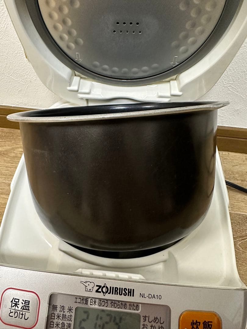 象印 炊飯器 NL-DA10 2.5mm厚釜　5.5号炊き　2022年製