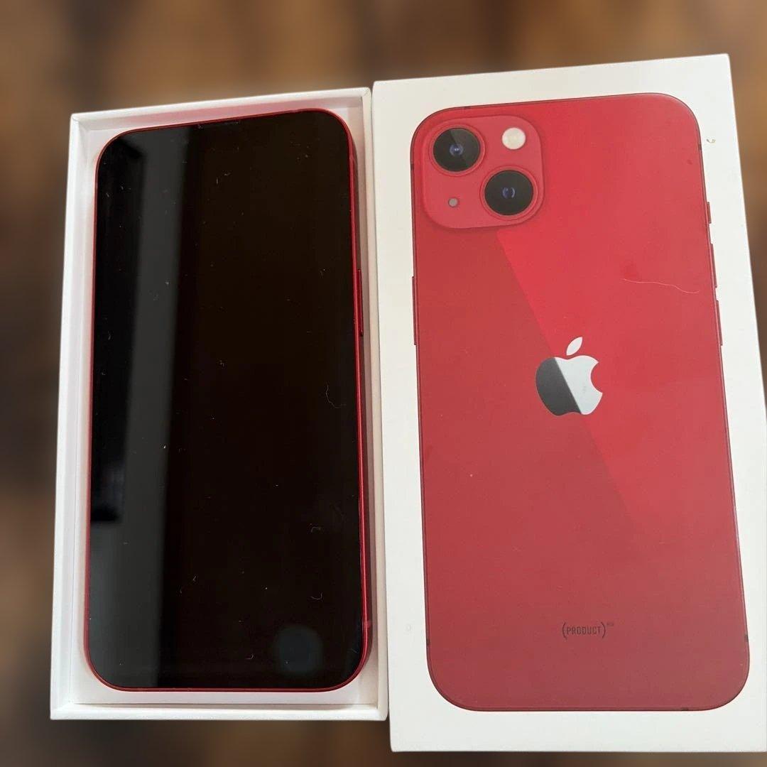 Apple iPhone 13 (赤) 128 GB箱付きSIMフリー