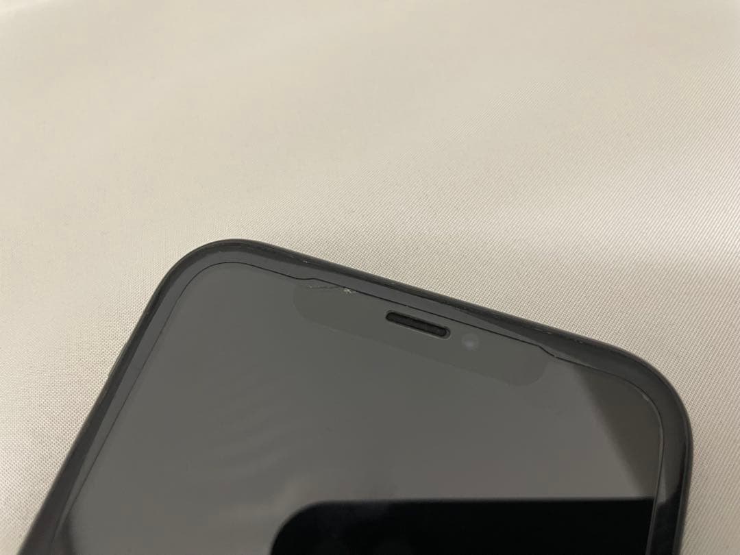 iPhoneXR ブラック 64GB 画面割れ