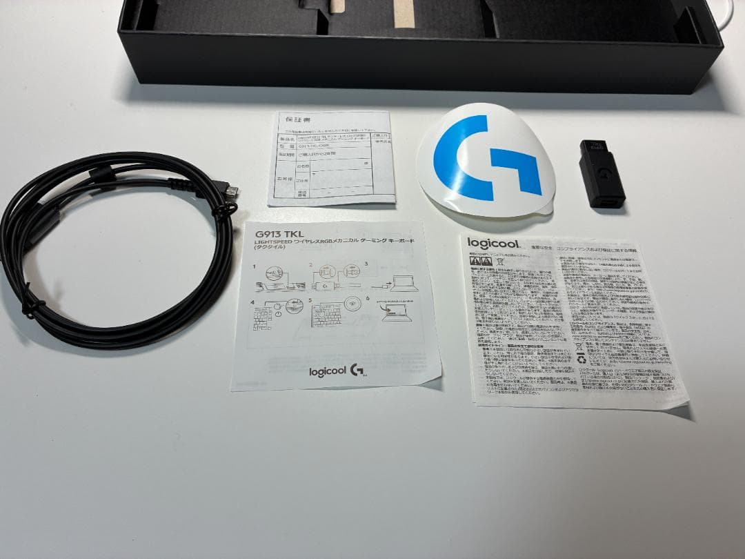 【ジャンク】G913 TKL クリッキー 青軸 無線