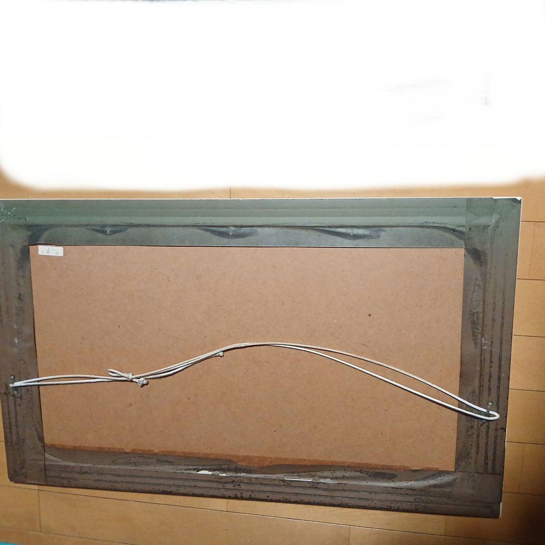 S. Ryuko 油彩画 花瓶の青い花