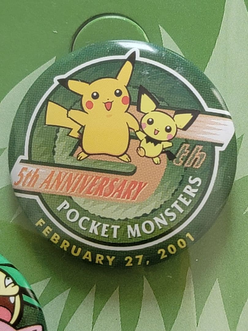 ポケットモンスター　5周年　アニバーサリー　バッジセット　未開封品