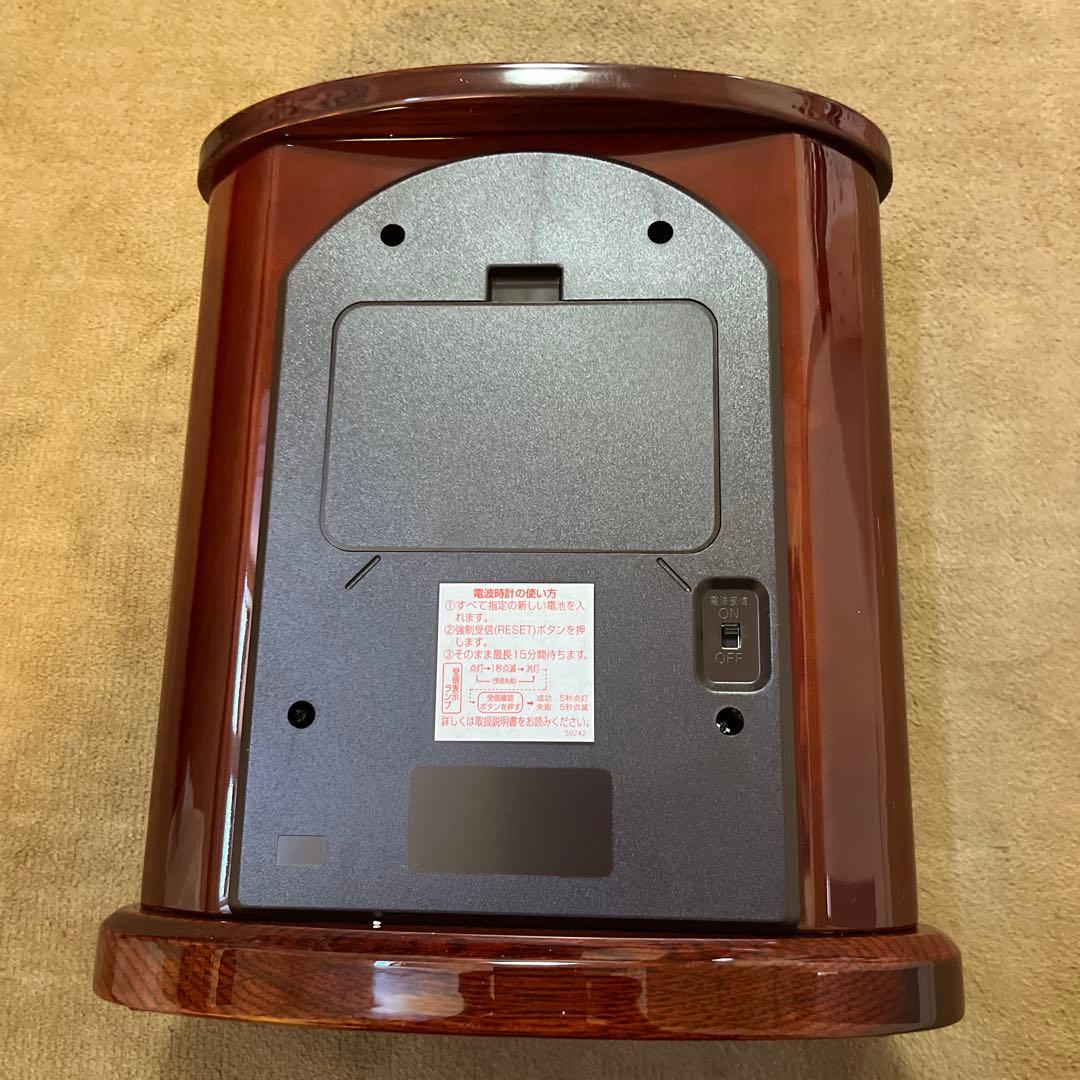 リズム時計　電波置き時計 パルロワイエ　R681SR