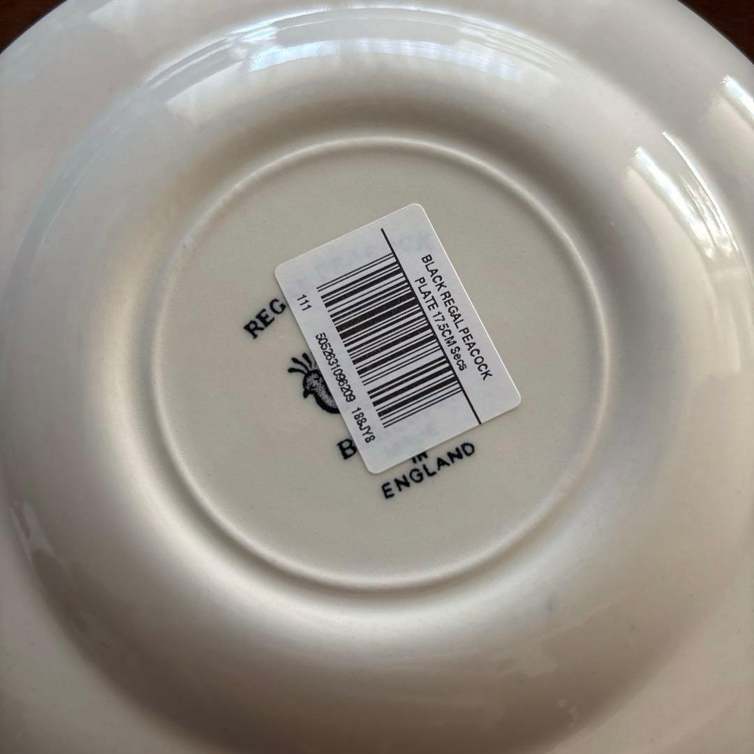 新品　バーレイ ブラックリーガルピーコック　プレートS 3枚　セカンド