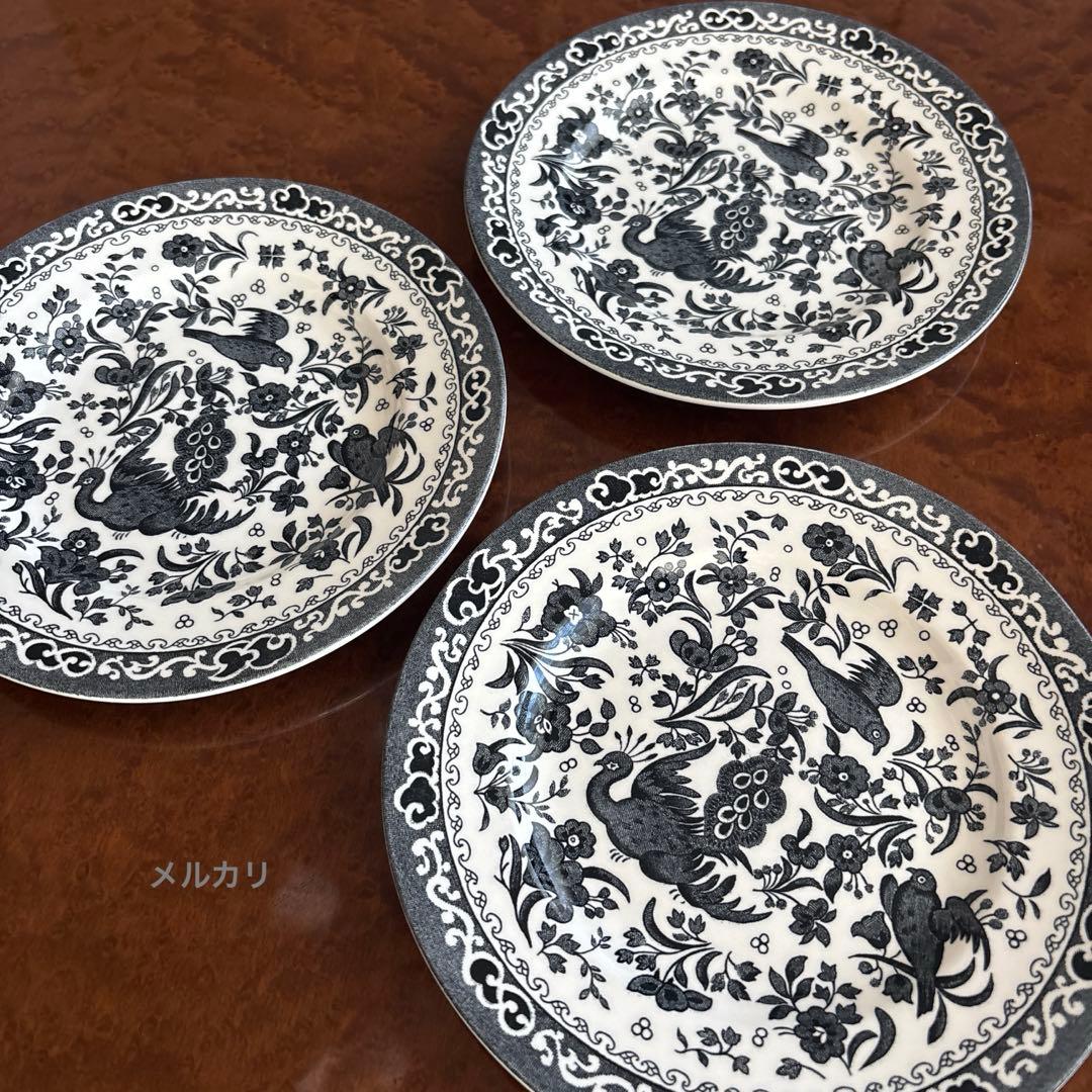 新品　バーレイ ブラックリーガルピーコック　プレートS 3枚　セカンド