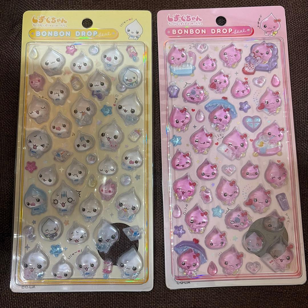 ボンボンドロップシール 正規品 たまごっちくちぱっち しずくちゃんうるおいちゃん