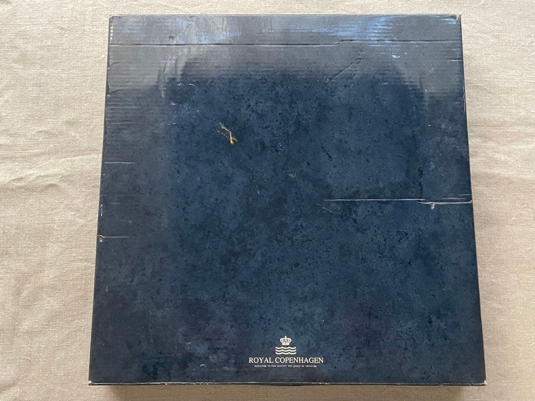 【新品】ロイヤルコペンハーゲン ブルーフルーテッド ハーフレース プレート 27