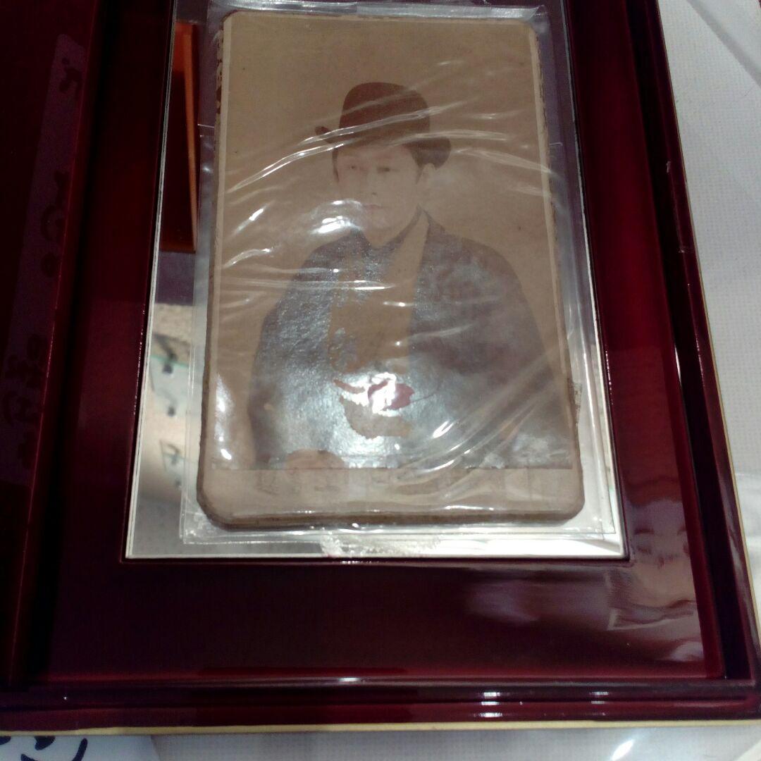 肥前國佐賀藩３５万７０００石藩主１１代鍋島直大公肖像写真当時物江崎礼二撮影希少品