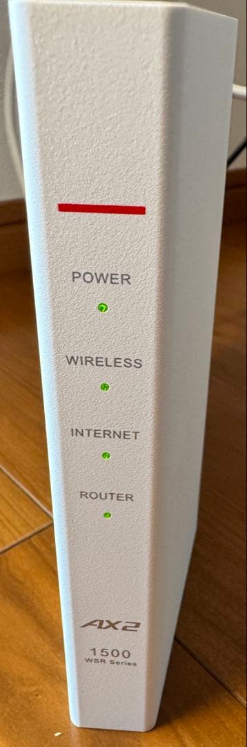 【極美品】2024年購入 バッファロー Wi-Fi6ルーター ボックス保管で清潔