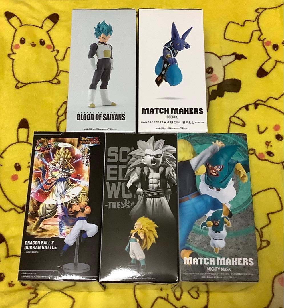 新品未開封！ドラゴンボールシリーズプライズフィギュア5個セット！
