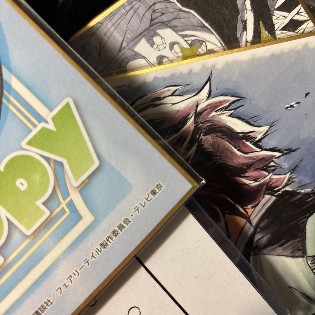 フェアリーテイル　色紙　ナツ　セット