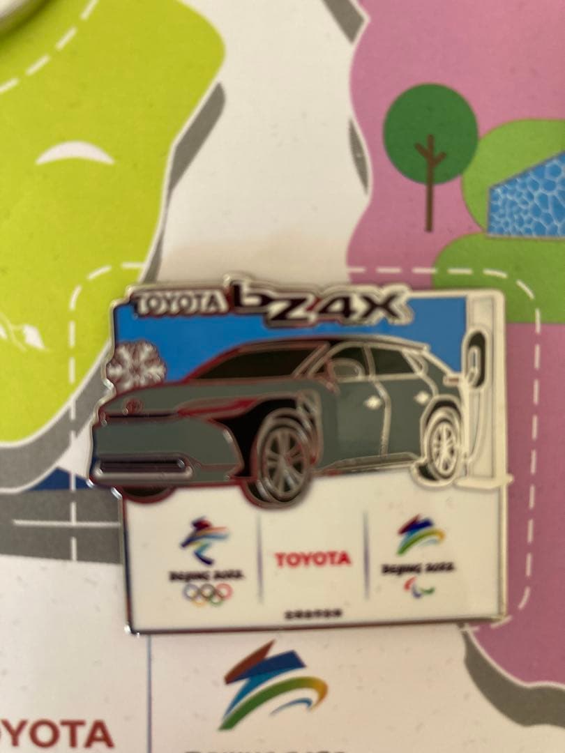 2022北京オリンピック　TOYOTA ピンバッチ♪シリアルナンバー付き