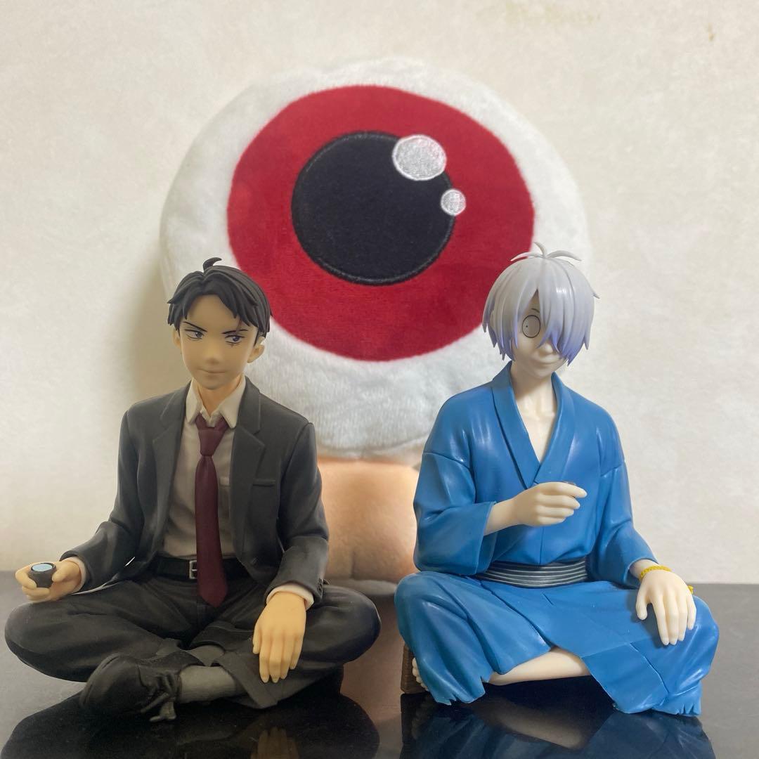 ゲゲゲの鬼太郎 ゲゲゲの謎 目玉おやじ人形 ゲゲゲ郎 水木フィギアセット売り