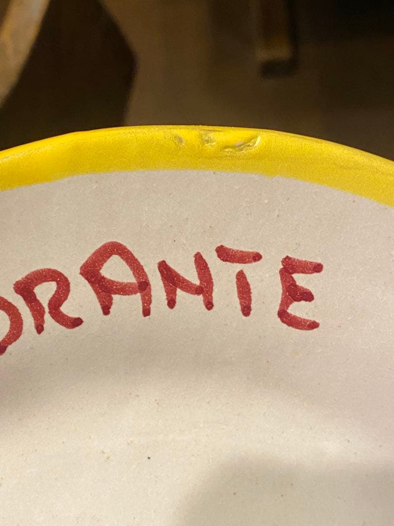 ブオンリコルド　イタリア製絵皿　香港　1994年　#71