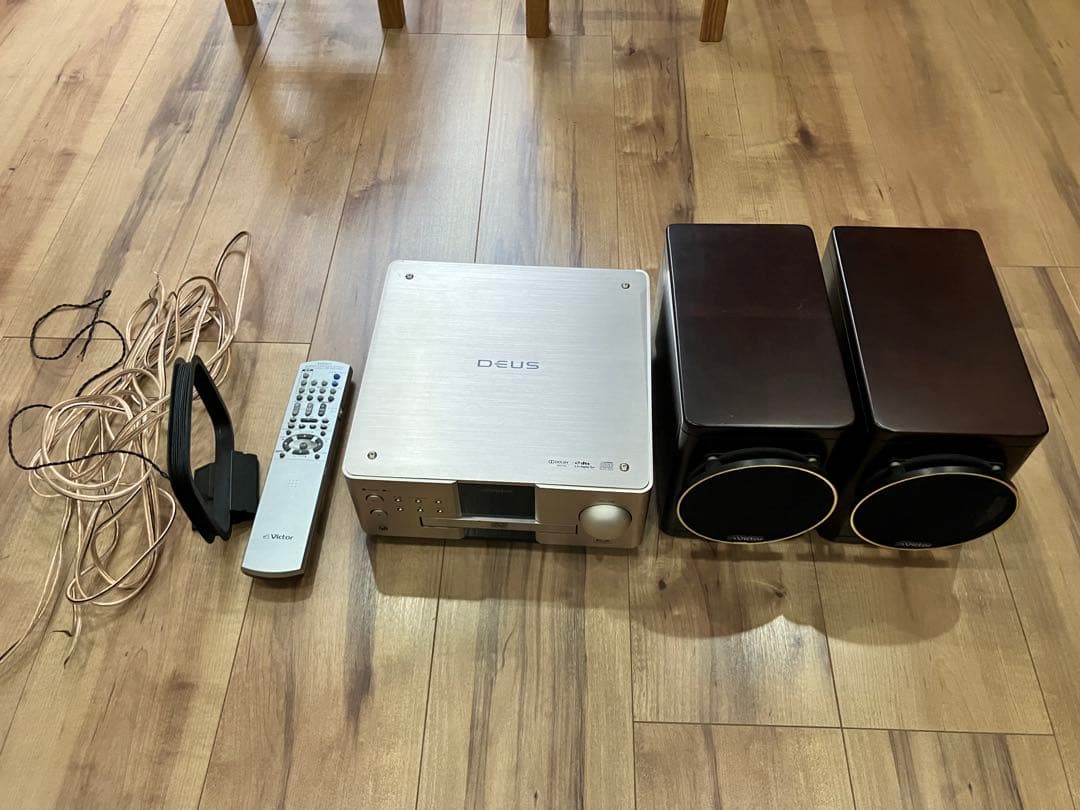 Victor ビクター EX-S100 コンポ ウッドコーンスピーカー