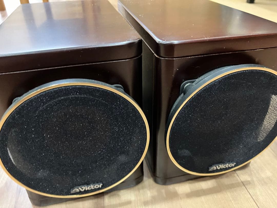 Victor ビクター EX-S100 コンポ ウッドコーンスピーカー