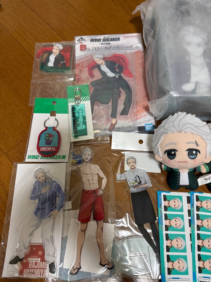 WINDBREAKER ウィンブレ展梅宮一 クリアトートバッグ アクリルスタンド