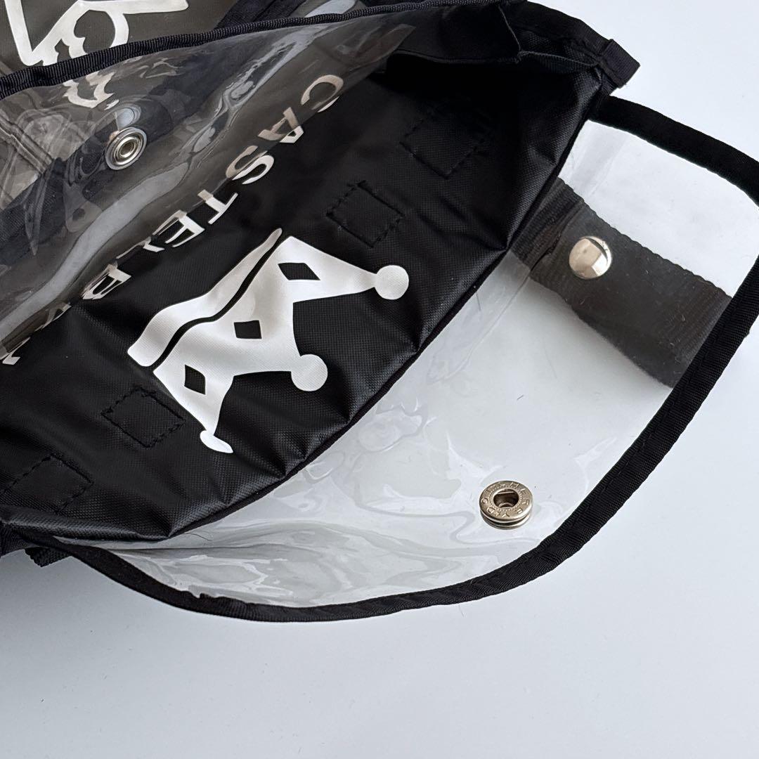 【新品】CASTELBAJAC ウォールポケット 車用 壁掛け 透明 収納 大判